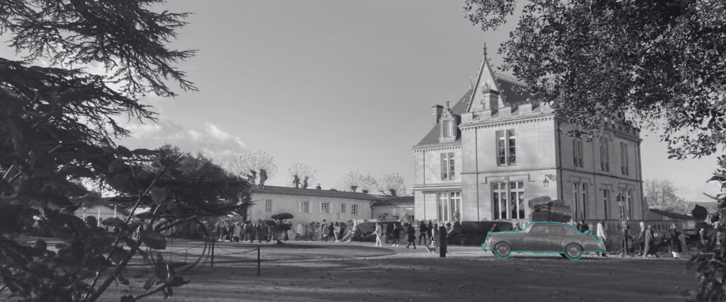 Visite technique réalisée par Hyppa Events au Château Pape Clément à Pessac afin de vérifier l’organisation, la logistique et les installations du mariage avec les prestataires.